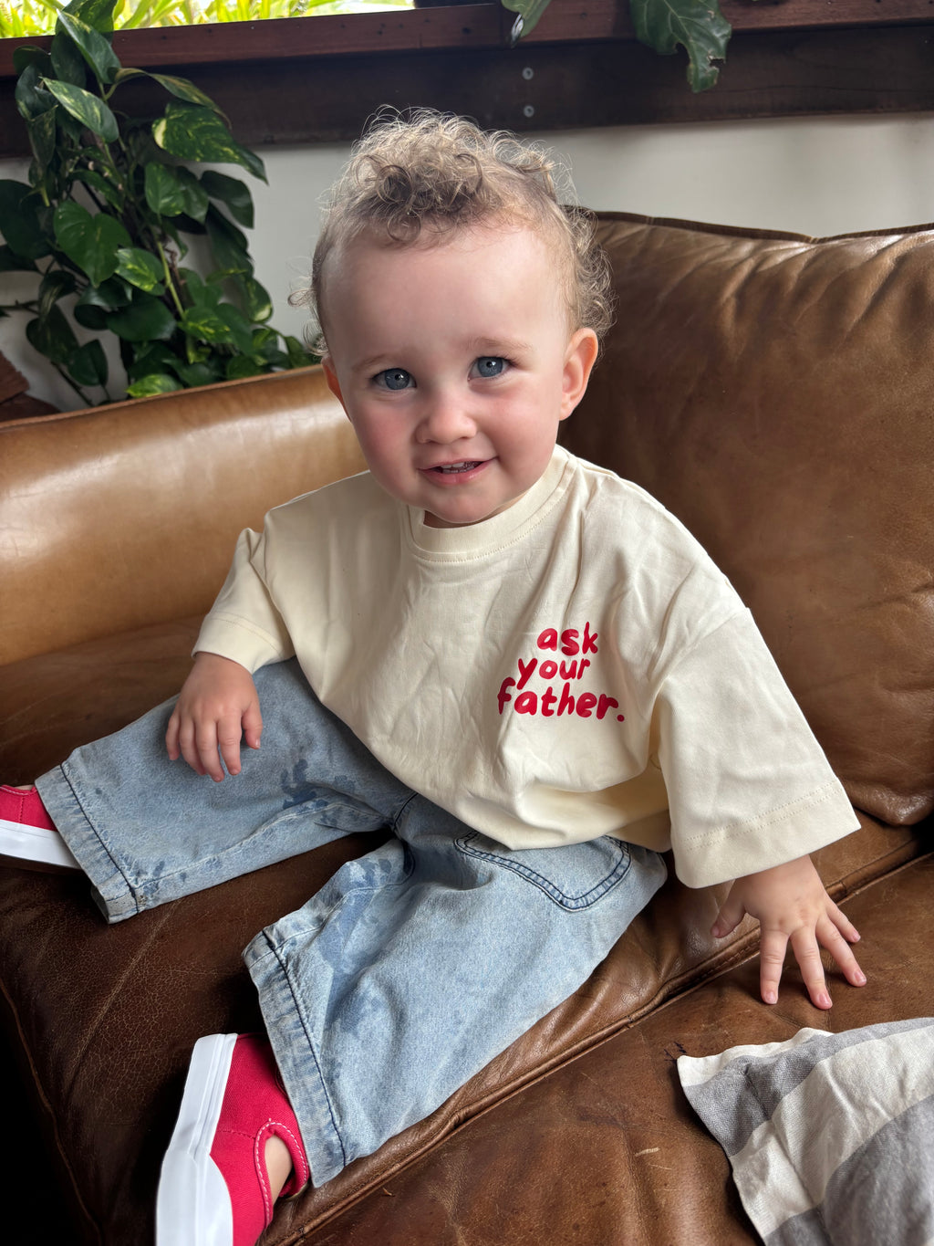 CEO | Oversized Tee in Milk