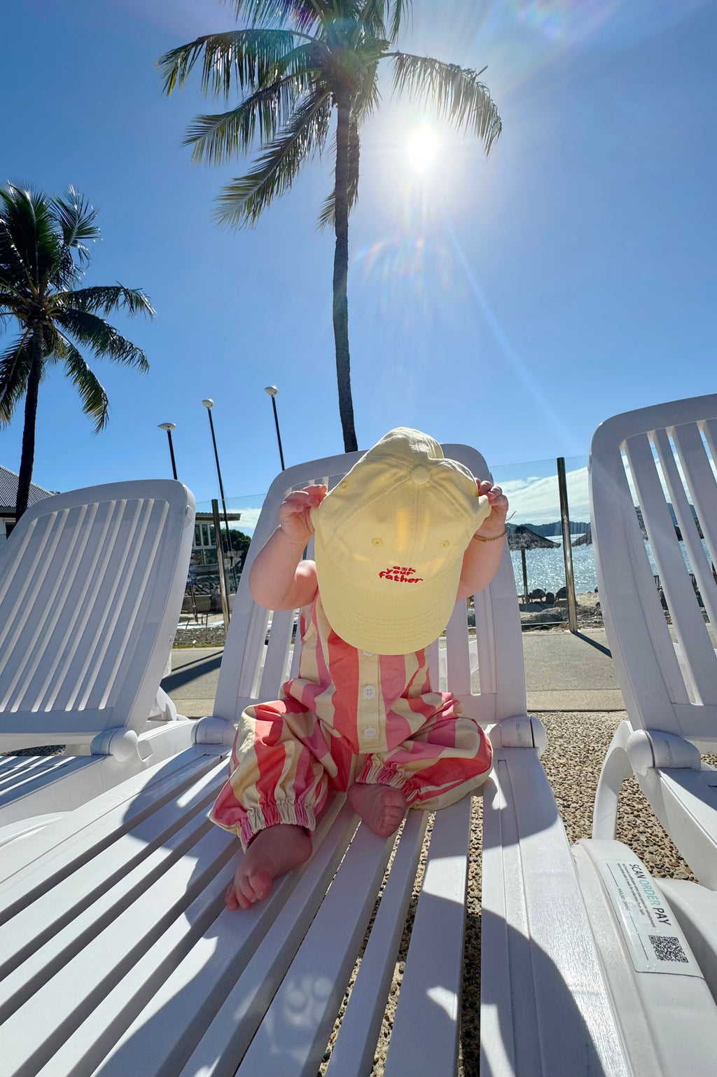 Ask Your Father Cap in Yellow | Kids