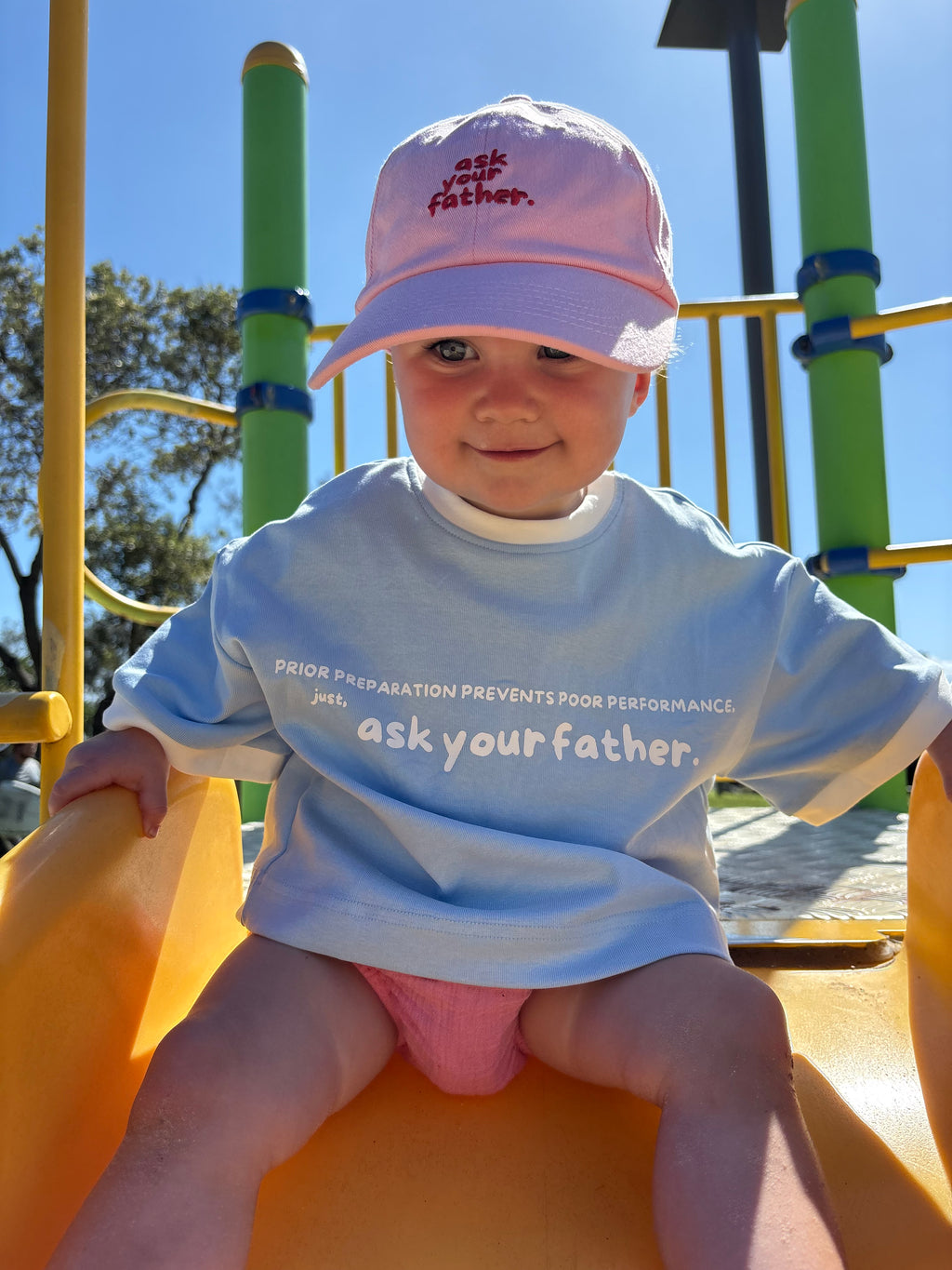 5 P’s | Oversized Tee Cloud Blue