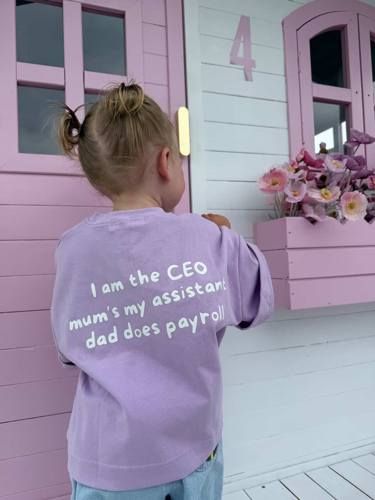 CEO | Oversized Tee in Lilac