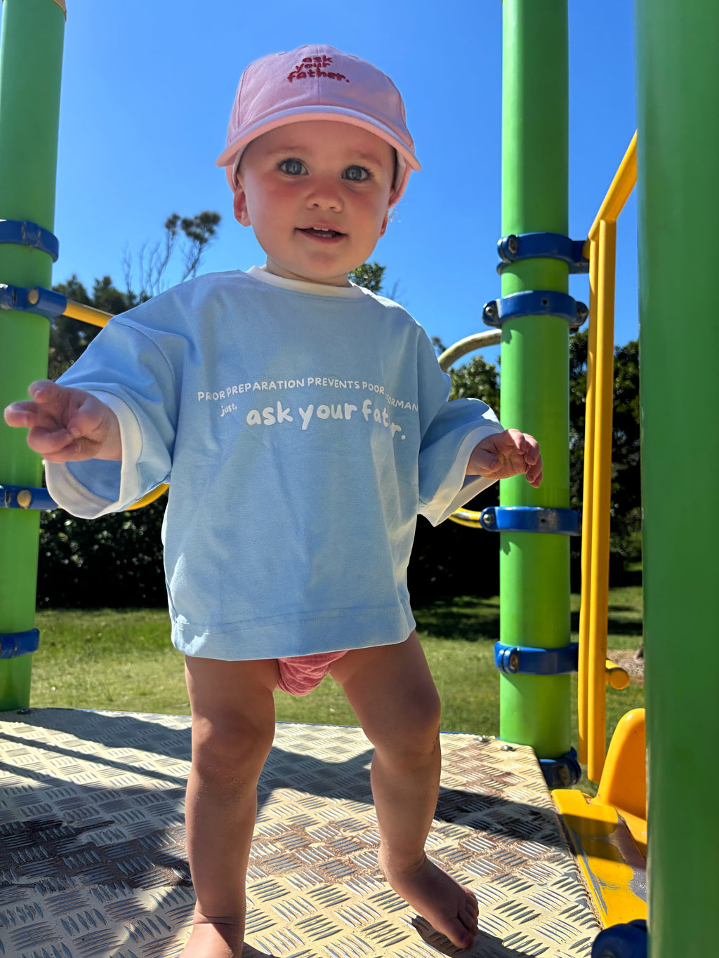 5 P’s | Oversized Tee Cloud Blue