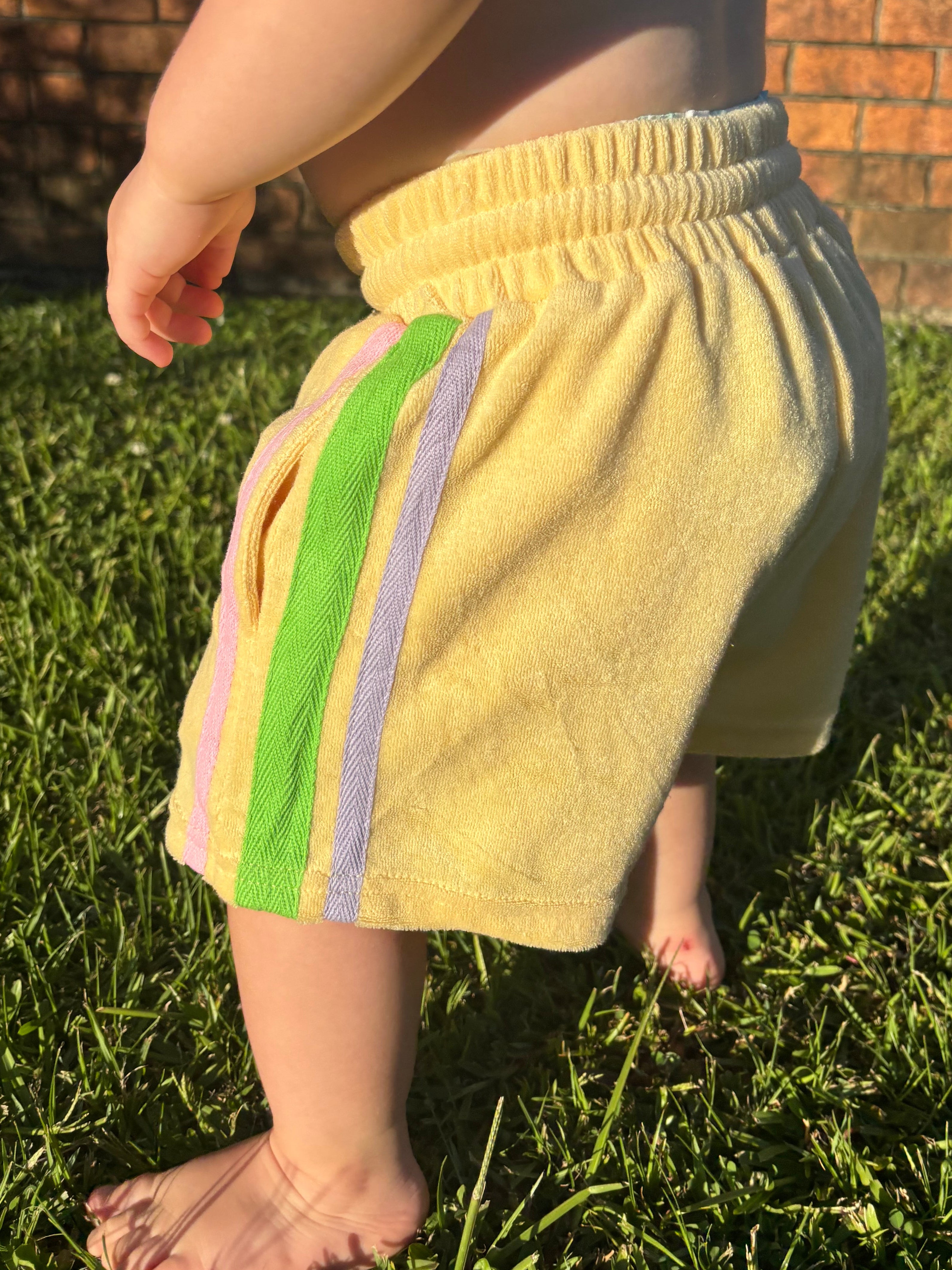 Pastel Skies Terry Shorts