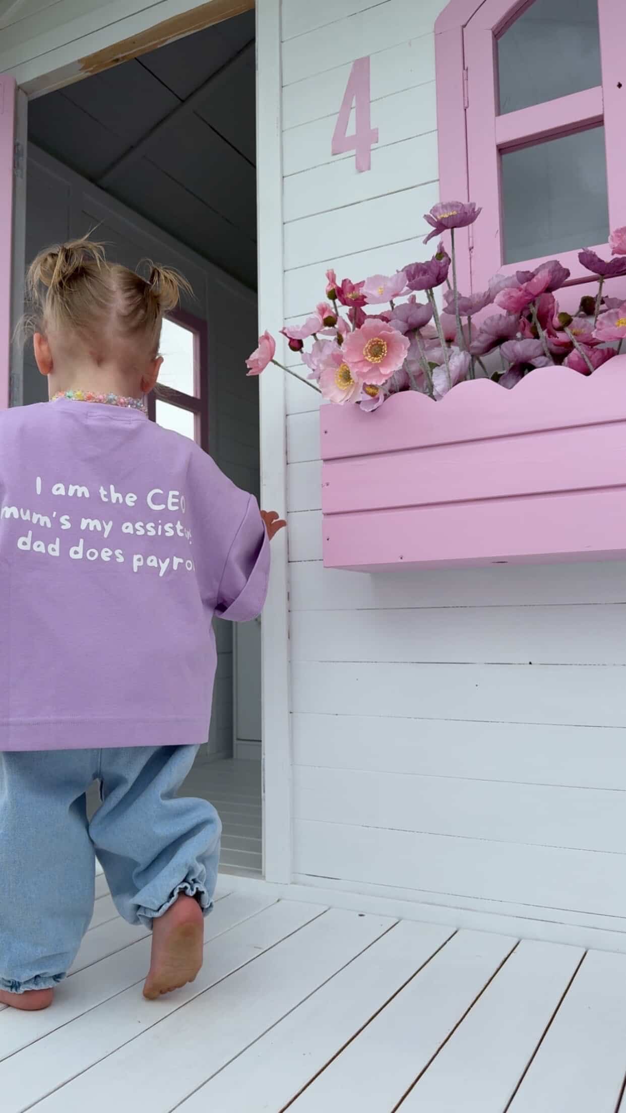 CEO | Oversized Tee in Lilac