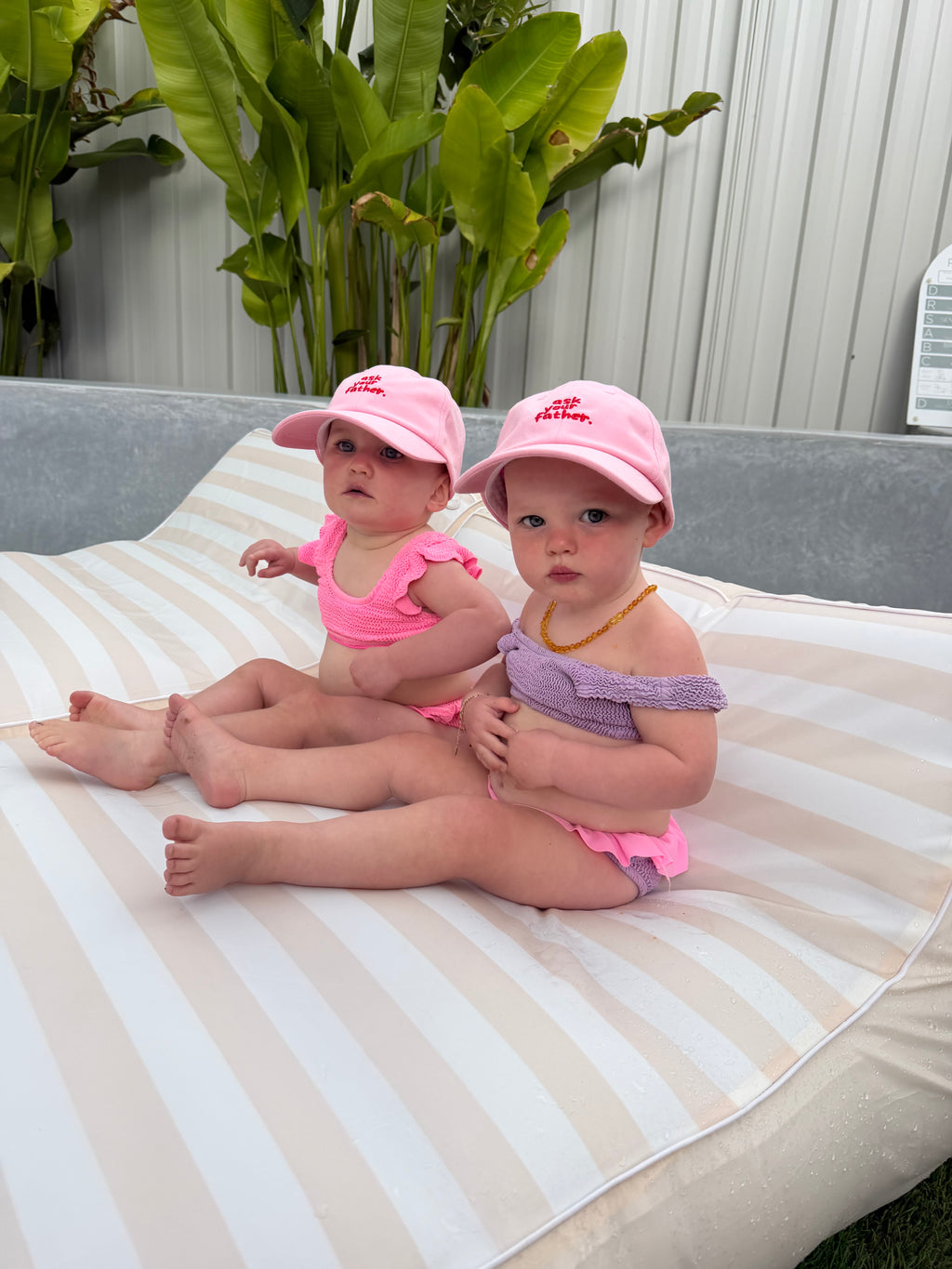 Ask Your Father Cap in Pink | Kids