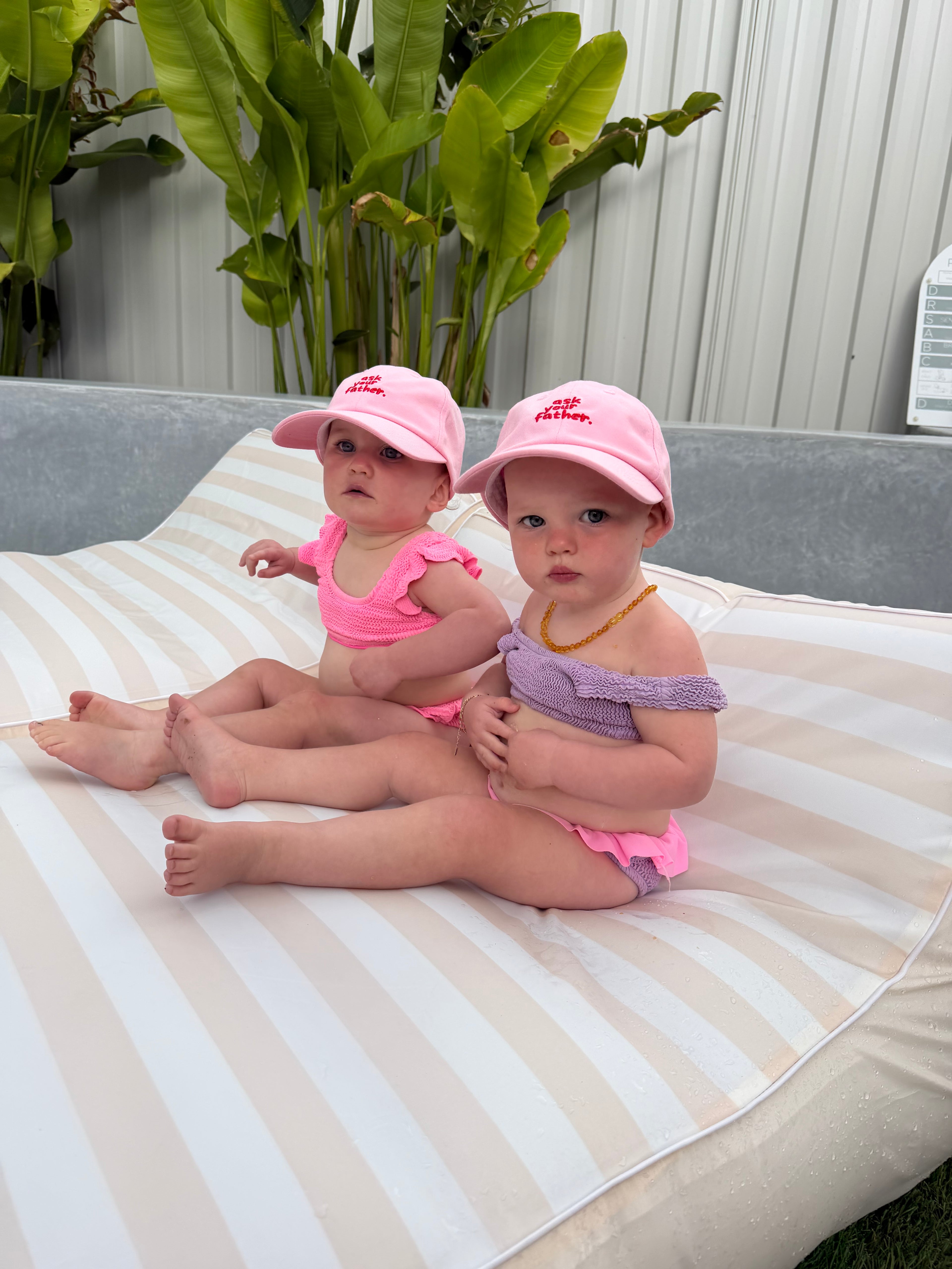 Ask Your Father Cap in Pink | Kids