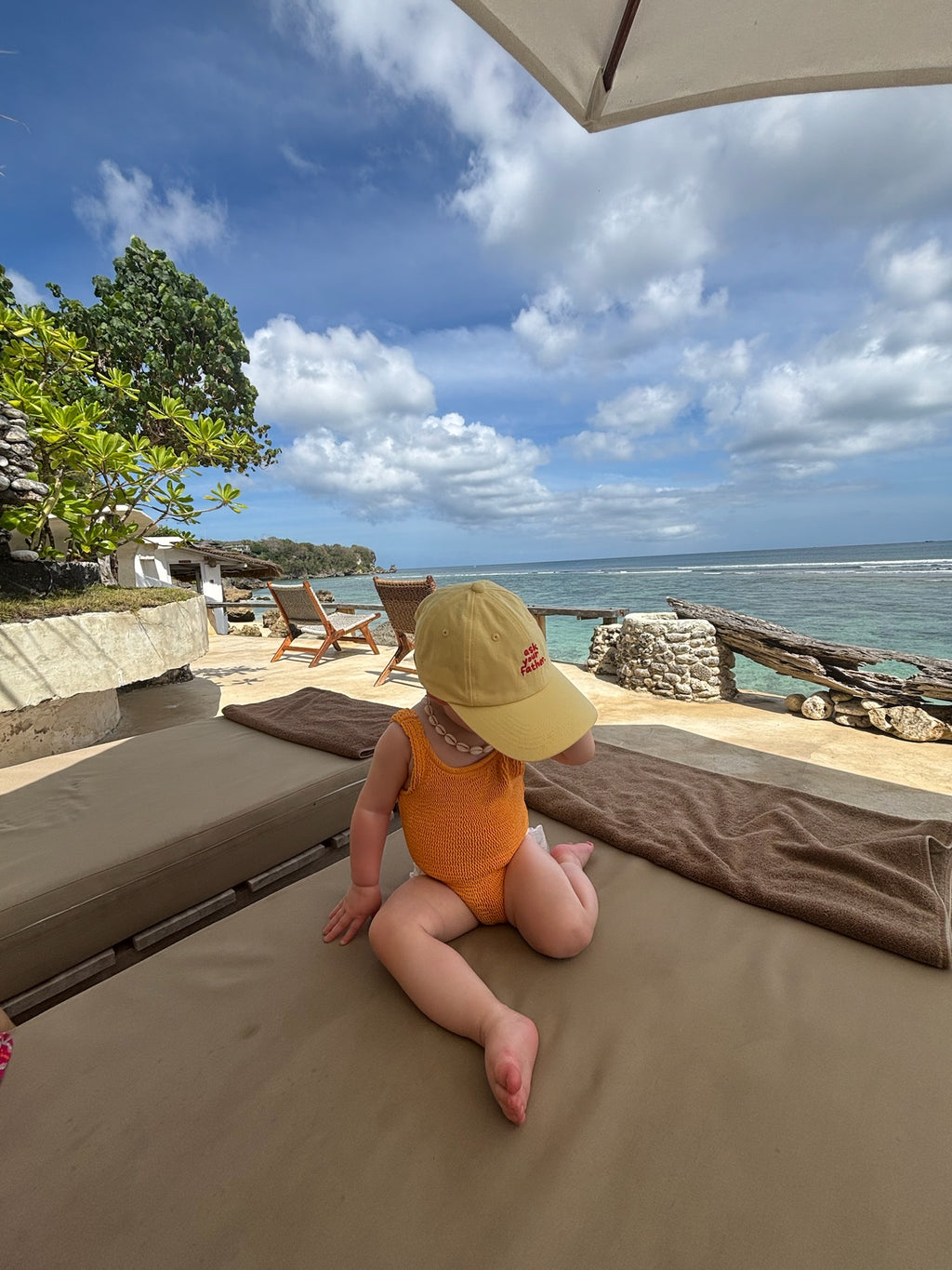 Ask Your Father Cap in Yellow | Kids