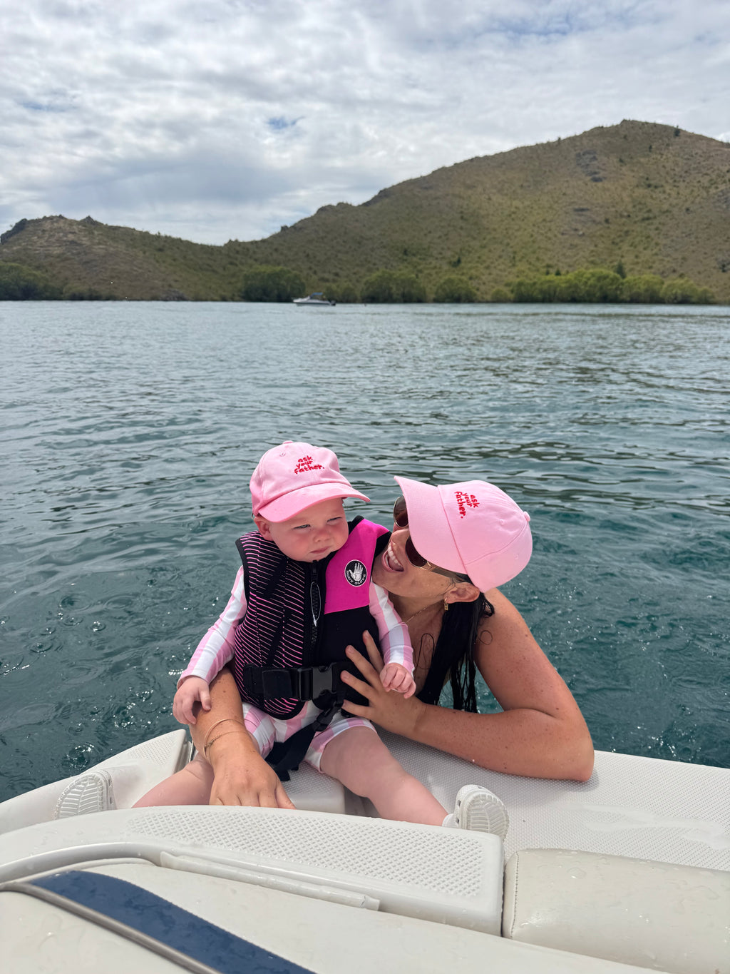 Ask Your Father Cap in Pink | Adult