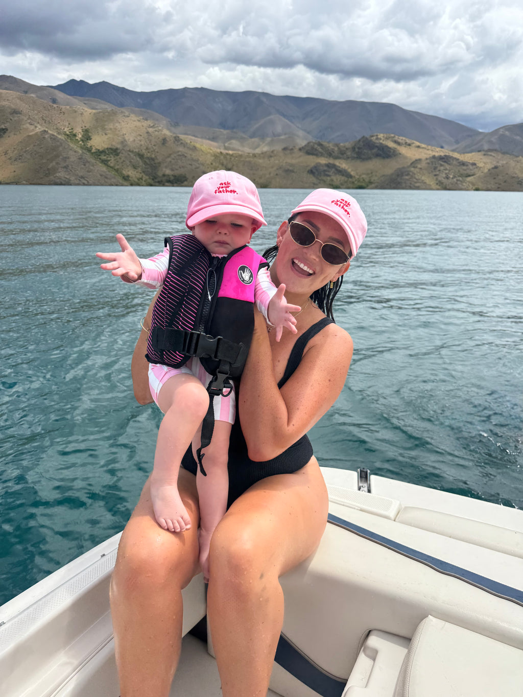 Ask Your Father Cap in Pink | Adult