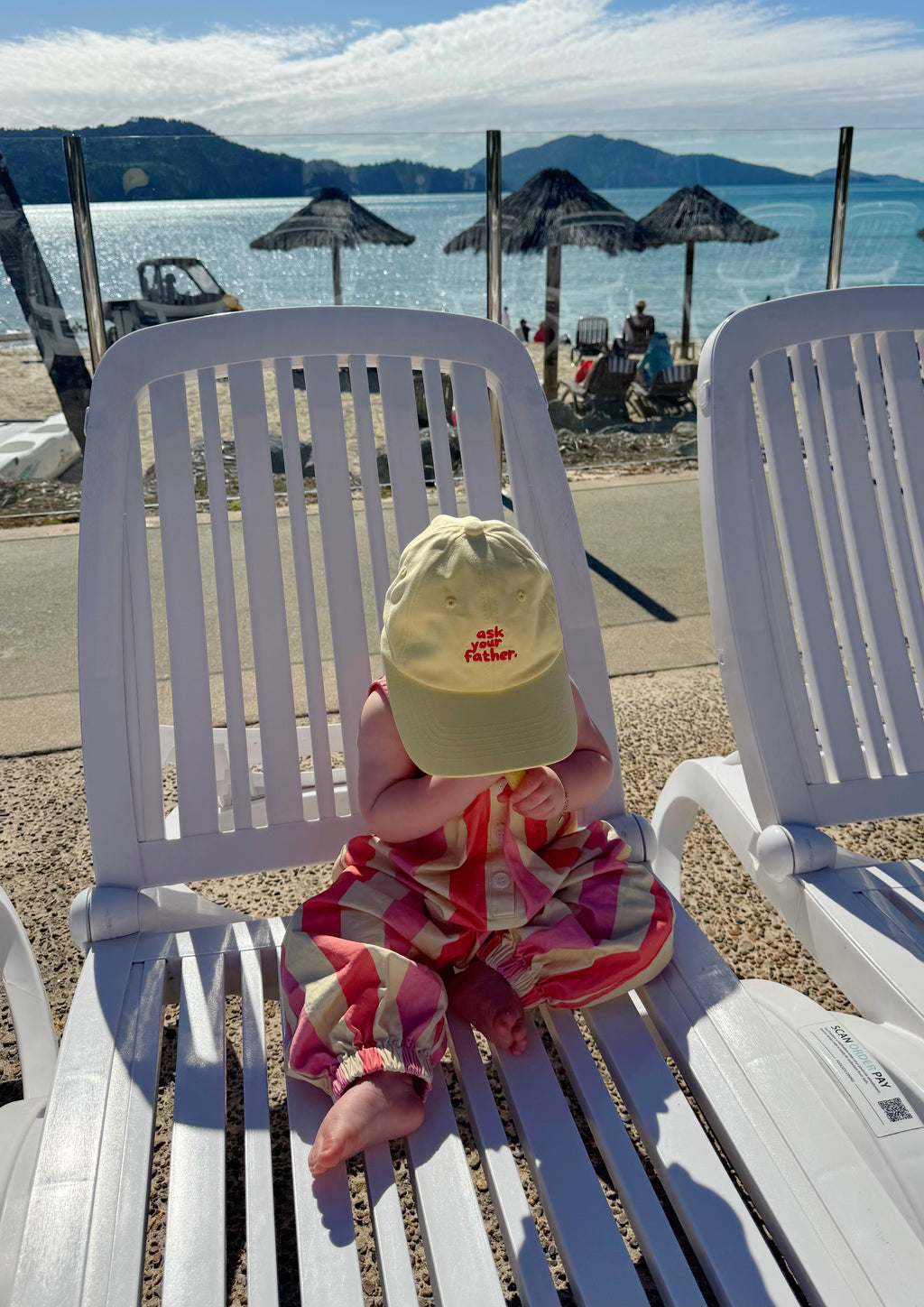 Ask Your Father Cap in Yellow | Kids