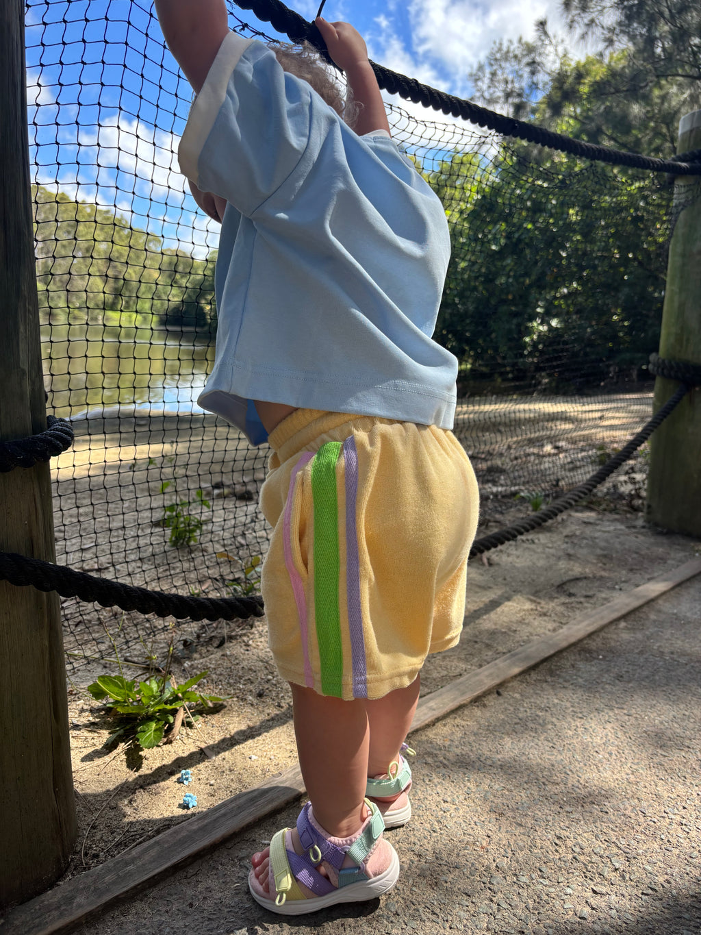 Pastel Skies Terry Shorts