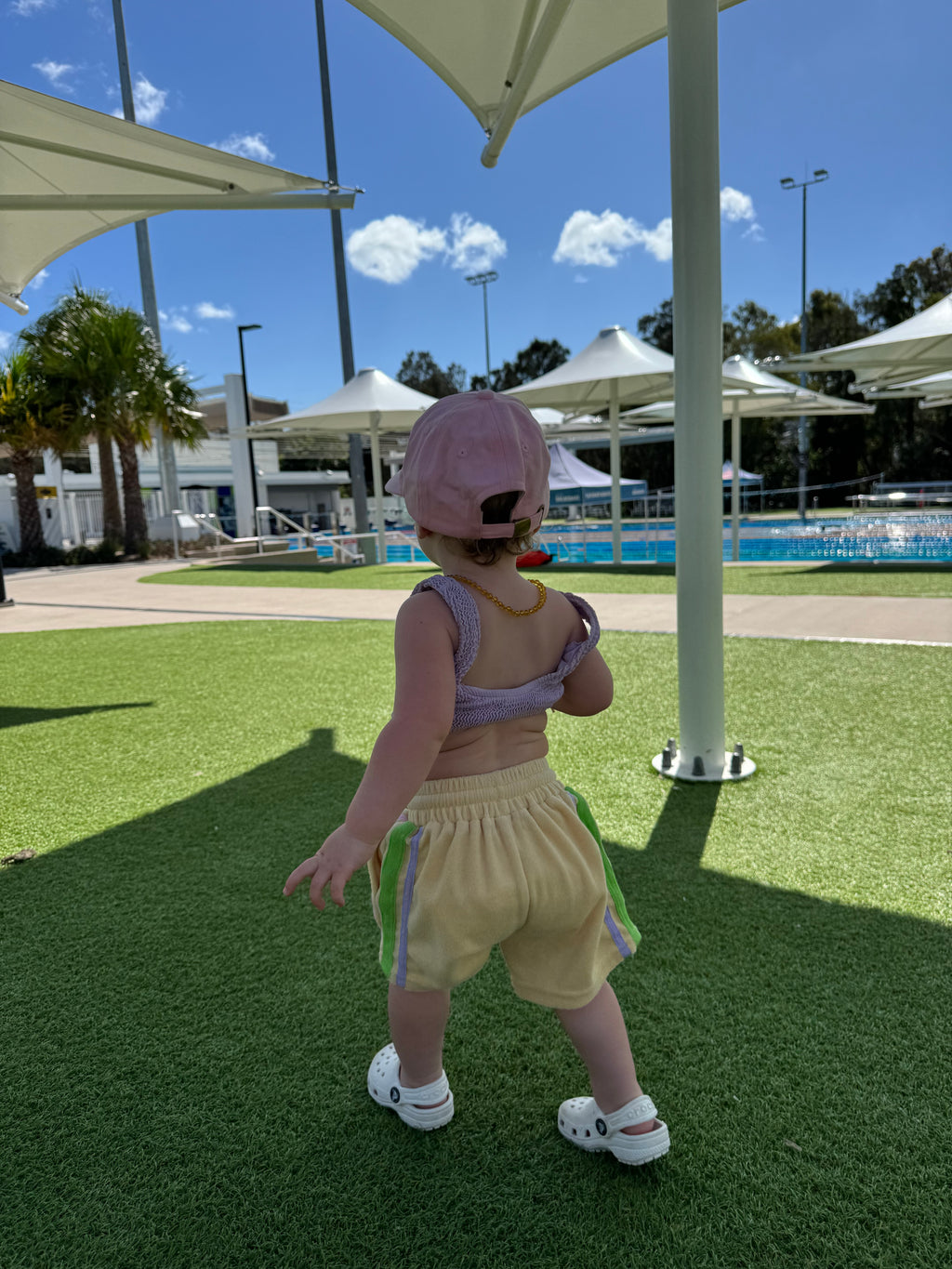 Pastel Skies Terry Shorts