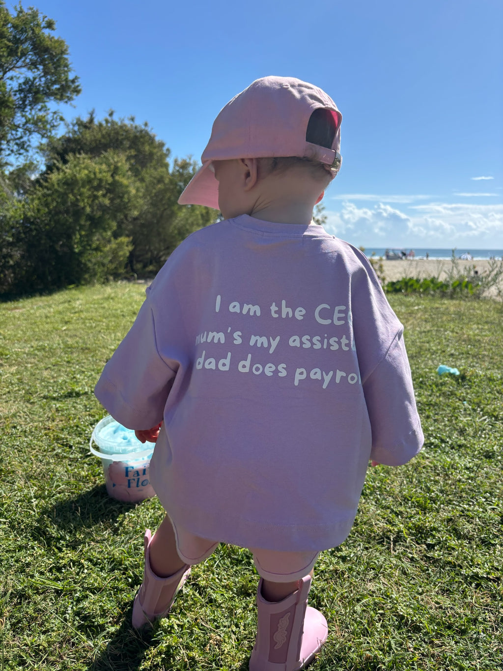 CEO | Oversized Tee in Lilac