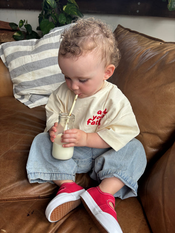 CEO | Oversized Tee in Milk