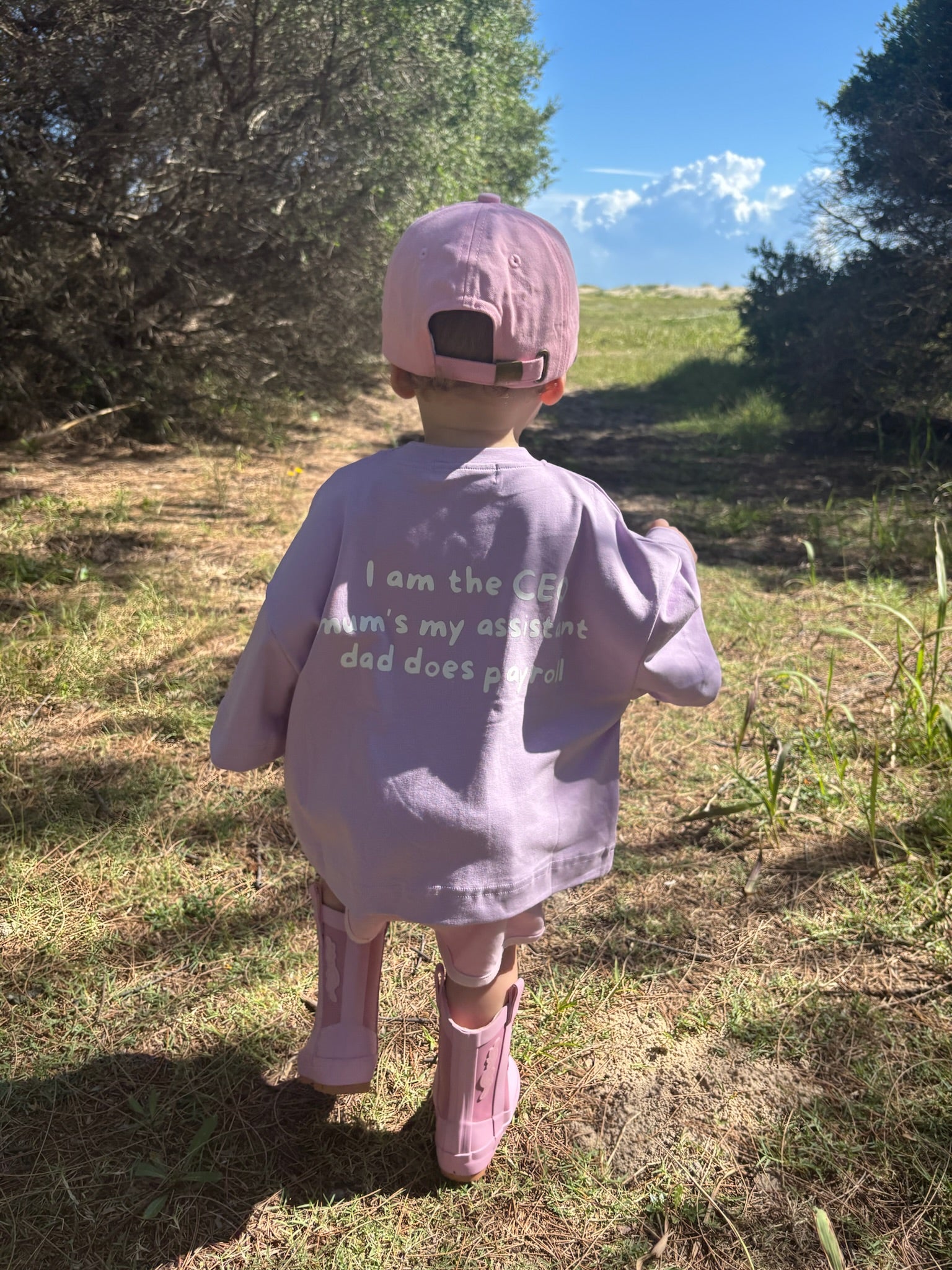 CEO | Oversized Tee in Lilac
