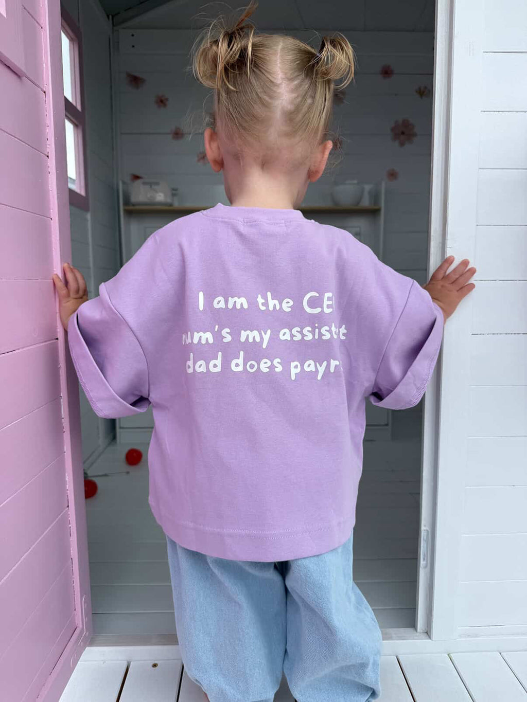CEO | Oversized Tee in Lilac