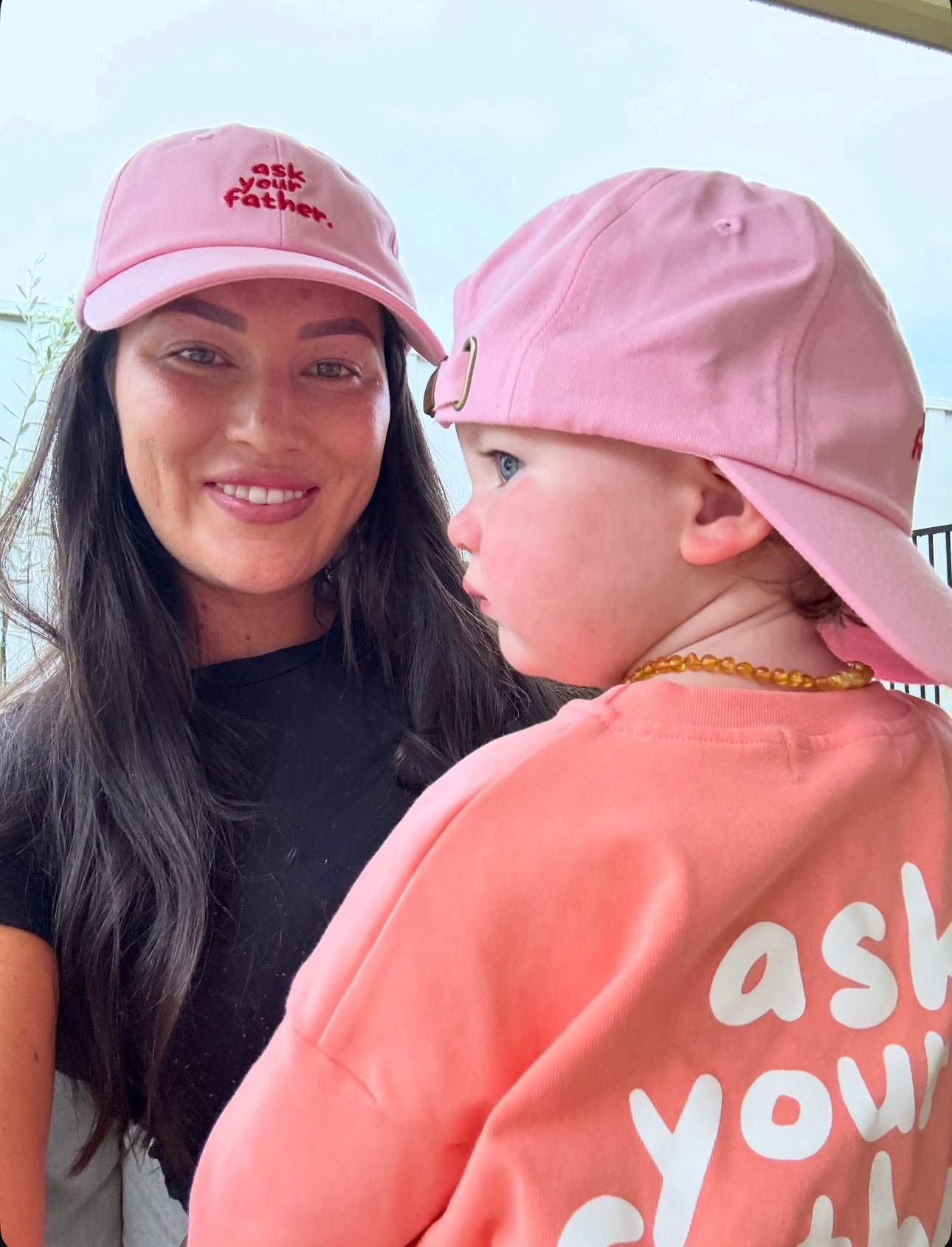 Ask Your Father Cap in Pink | Adult