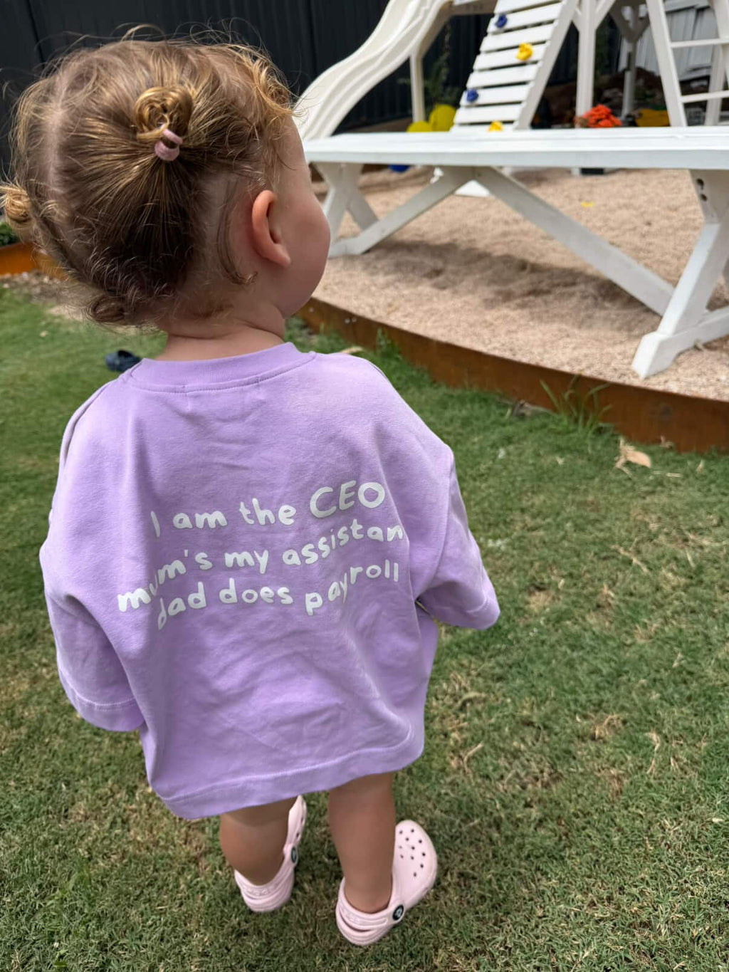 CEO | Oversized Tee in Lilac